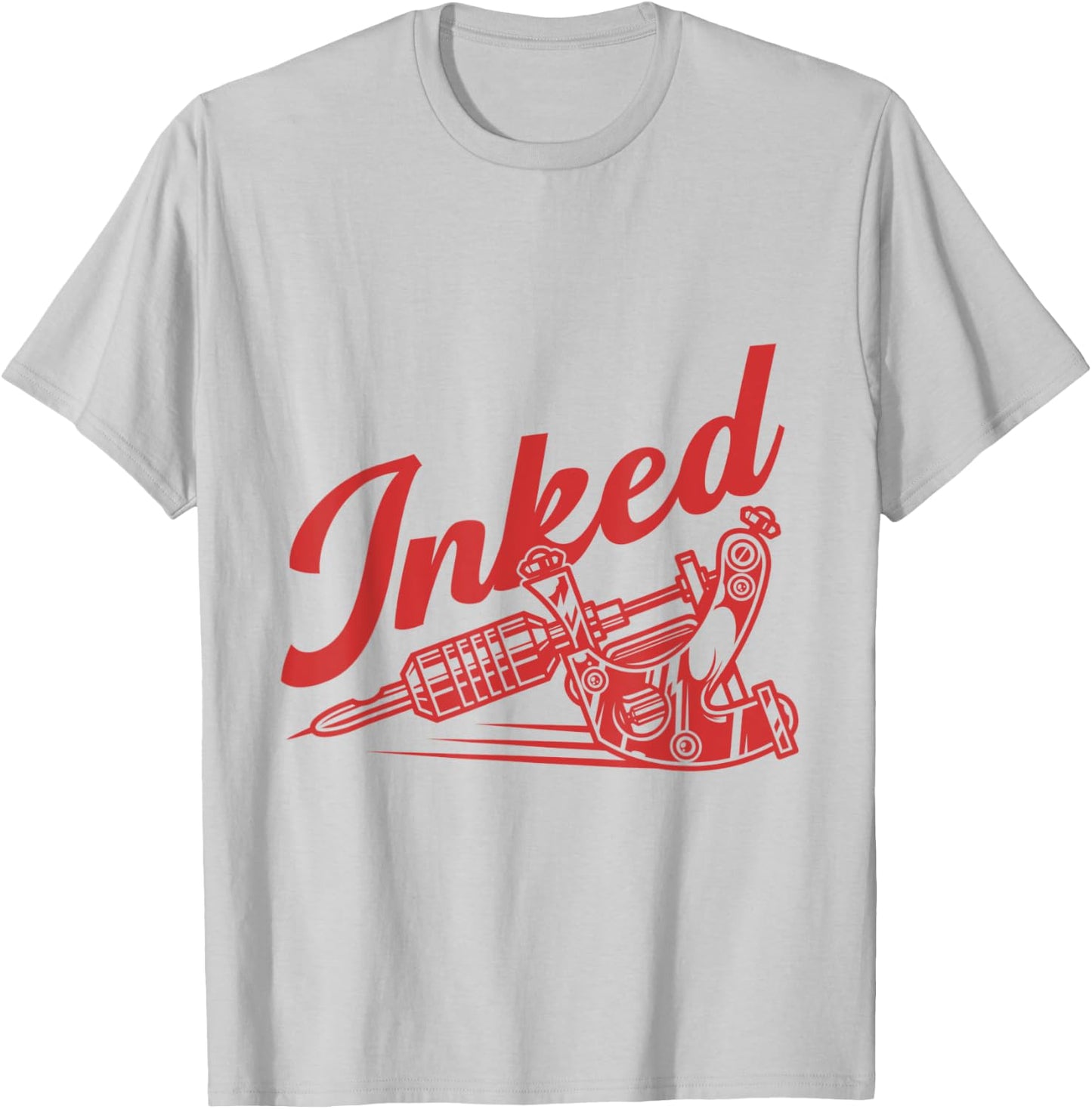 Inked Tattoos Spruch Geschenk Tattoowiererin Tattoowierer Ge T-Shirt - T-Shirt | Ash