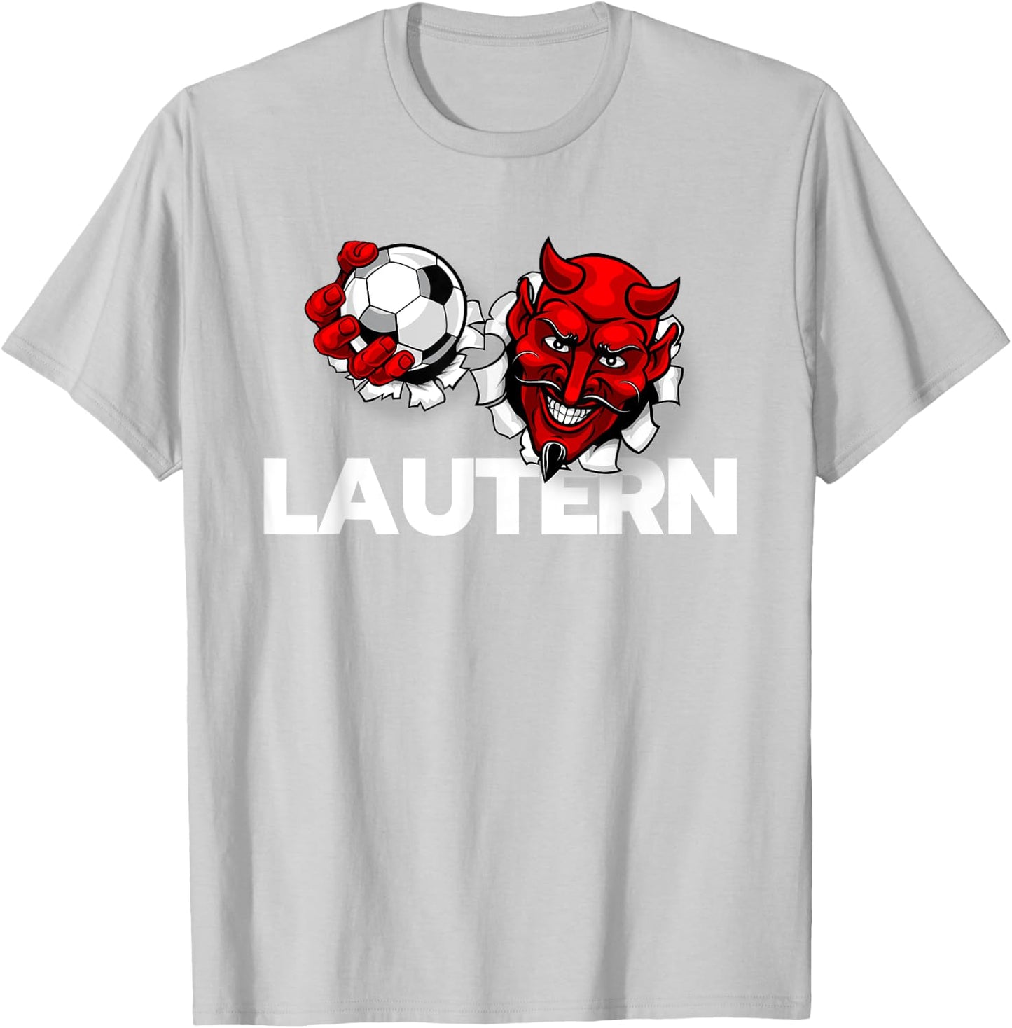 Fussball Lautern Verein Kaiserslautern Lautre Stadt Pfalz T-Shirt - T-Shirt | Ash