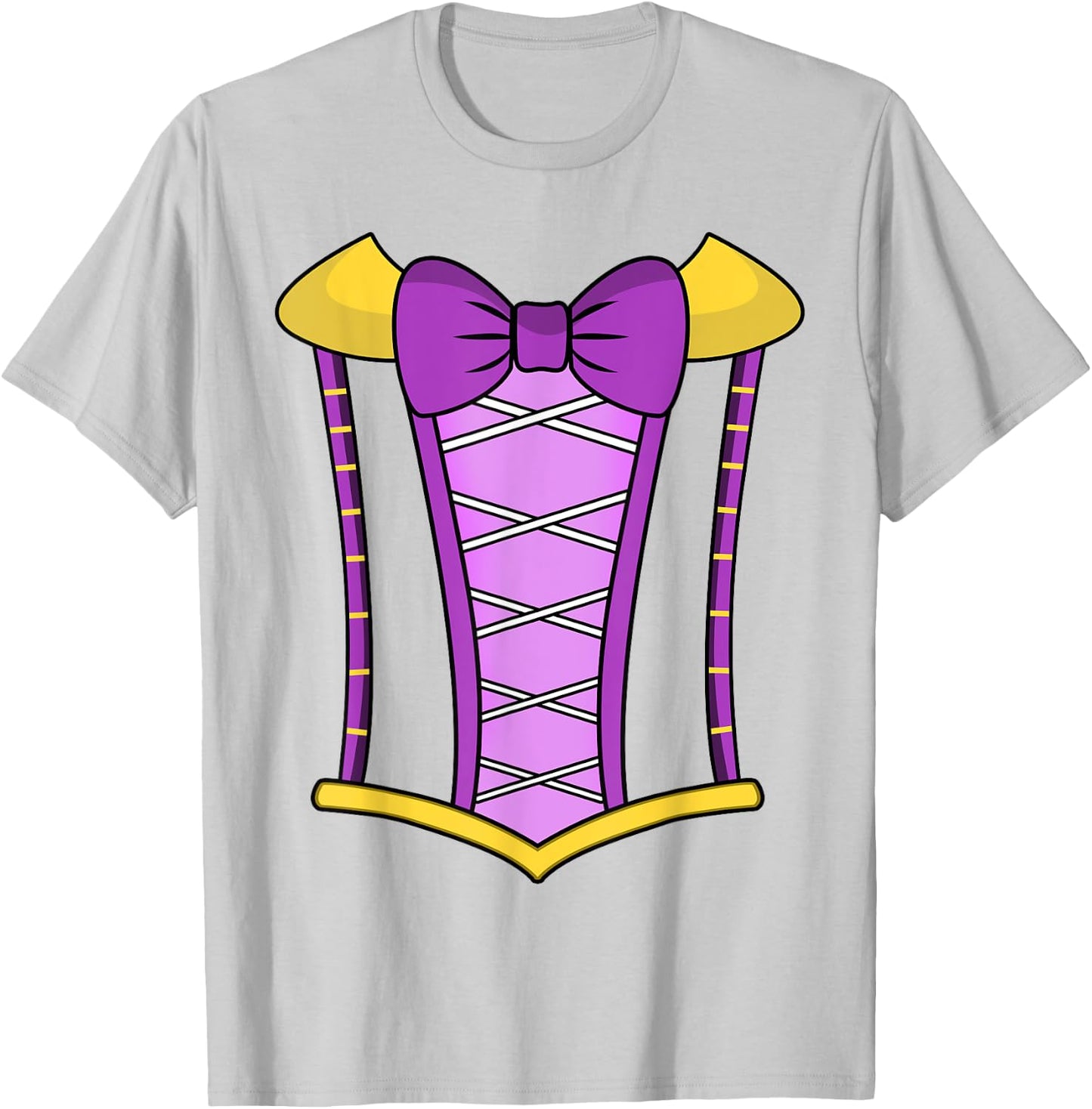 Women Girls Halloween Beautiful Princess Costume T-Shirt - T-Shirt | Ash