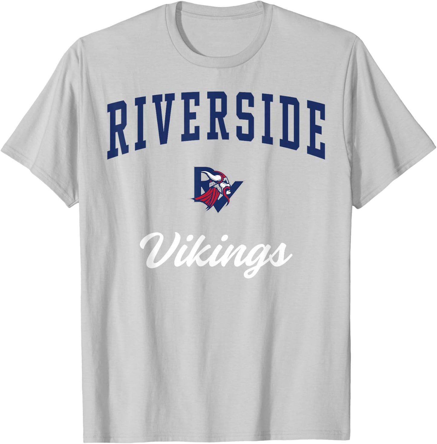 Riverside High School Vikings T-Shirt - T-Shirt | Ash