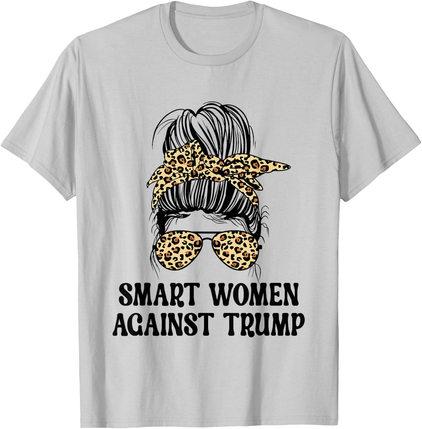 SWAT Smart Women Against Trump Funny Anti-Trump 2024 T-Shirt - T-Shirt | Ash