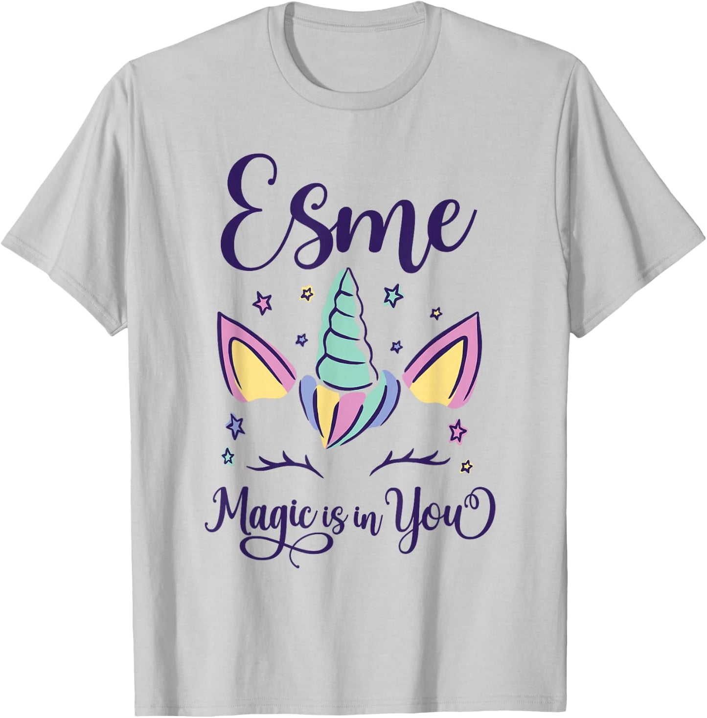 First Name Esme Personalized I Love Esme T-Shirt - T-Shirt | Ash