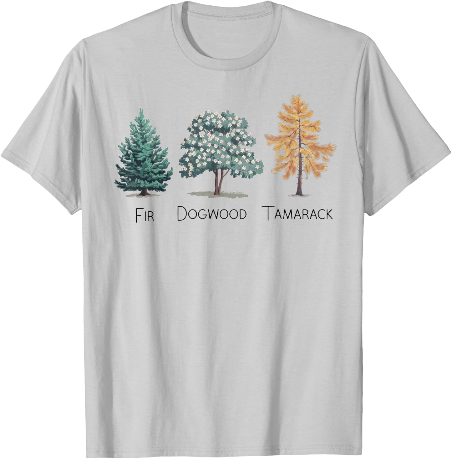 Subtle Tree Anti Trump Shirt Fir Dogwood Tamarack T-Shirt - T-Shirt | Ash