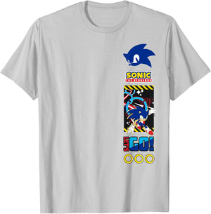 Sonic The Hedgehog Let's Go! Epic Run Heroic Panel T-Shirt - T-Shirt | Ash