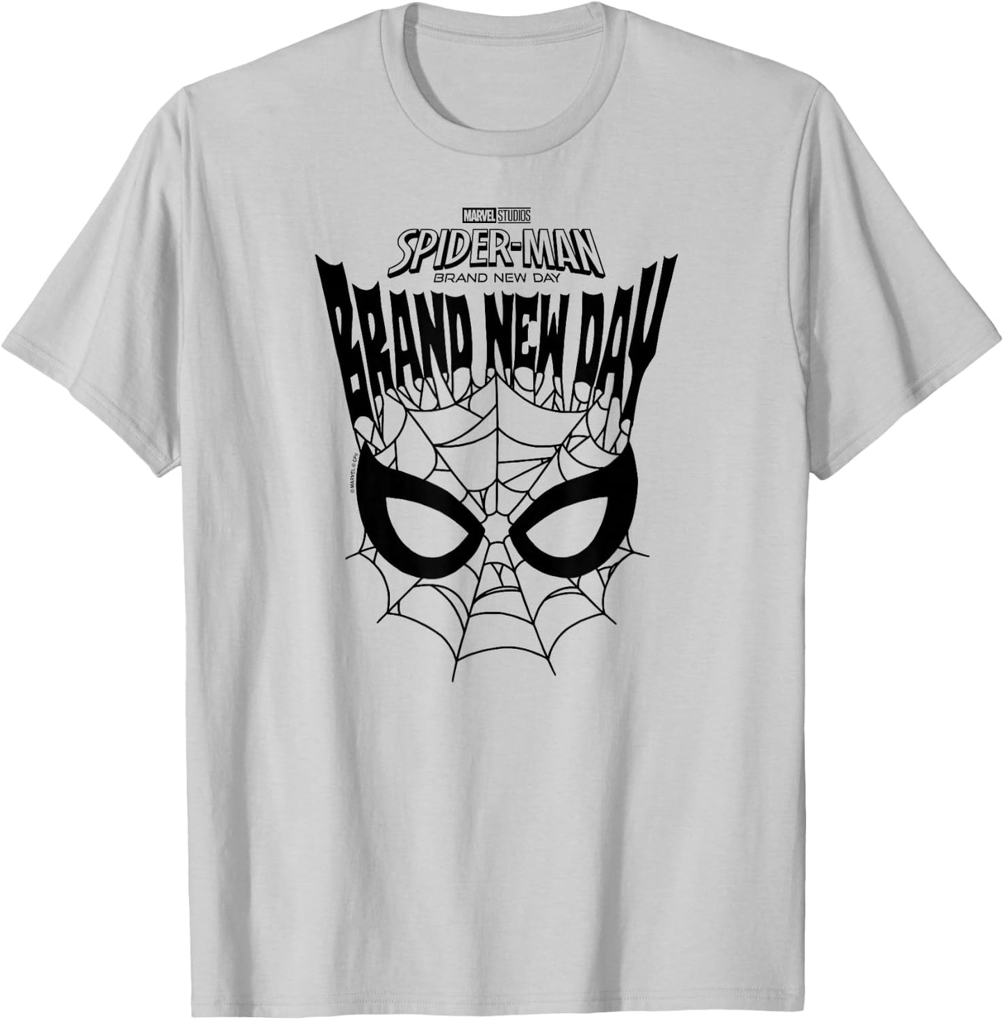 Spider-Man: BND - Mask Webs T-Shirt - T-Shirt | Ash