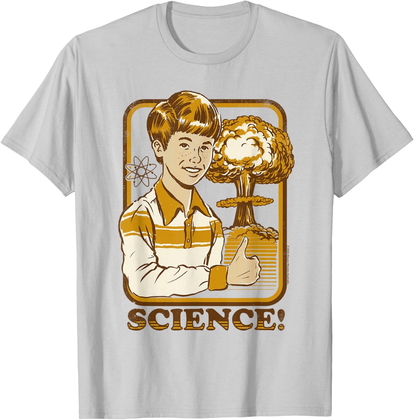 Science Sarcastic Retro Vintage Funny Adult Humor T-Shirt - T-Shirt | Ash