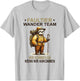 Lustiges Faultier Wander Team Wir kommen an Wanderteam T-Shirt - T-Shirt | Ash