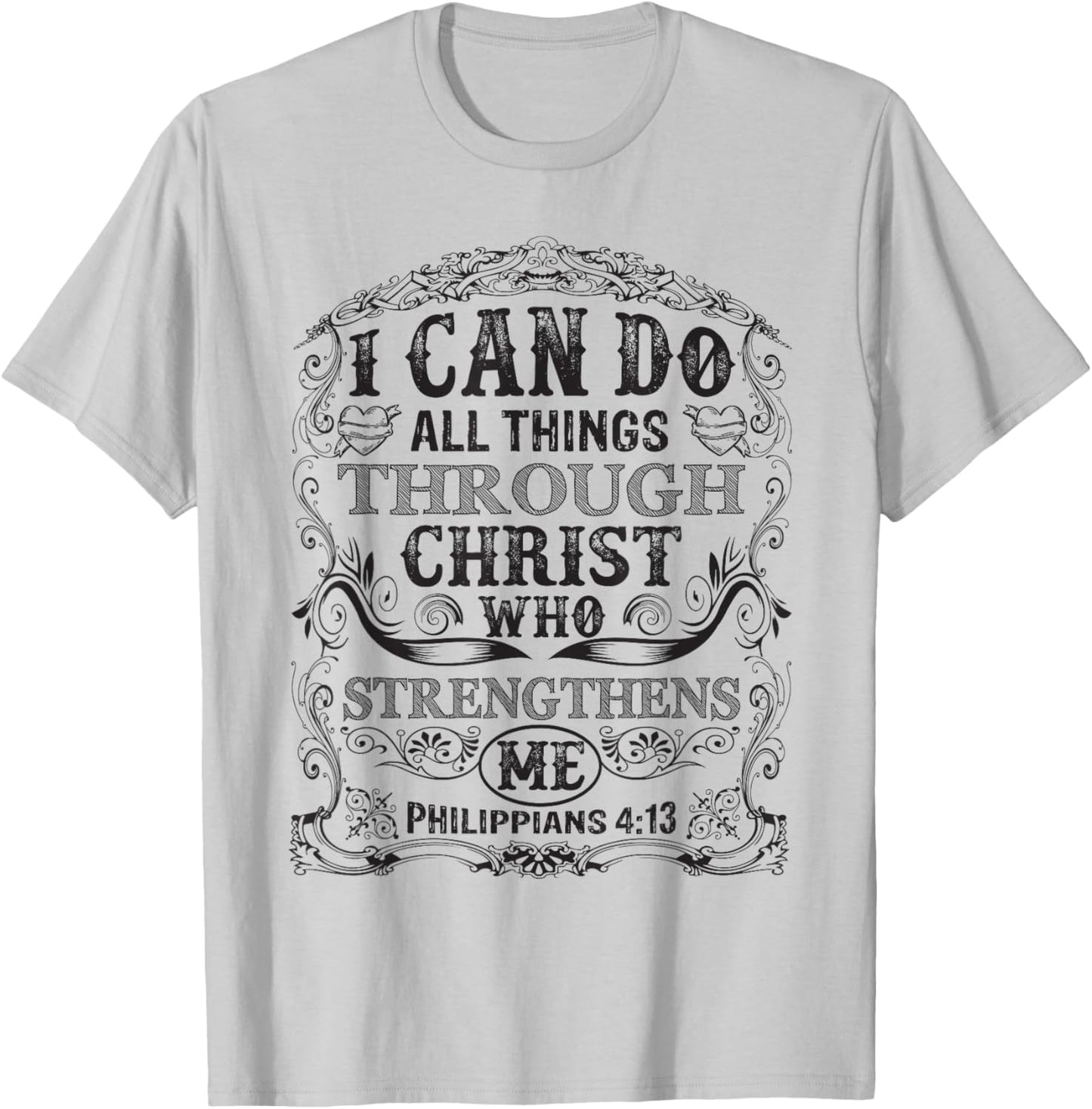 Christian Scripture | Bible Verse Shirts T-Shirt - T-Shirt | Ash