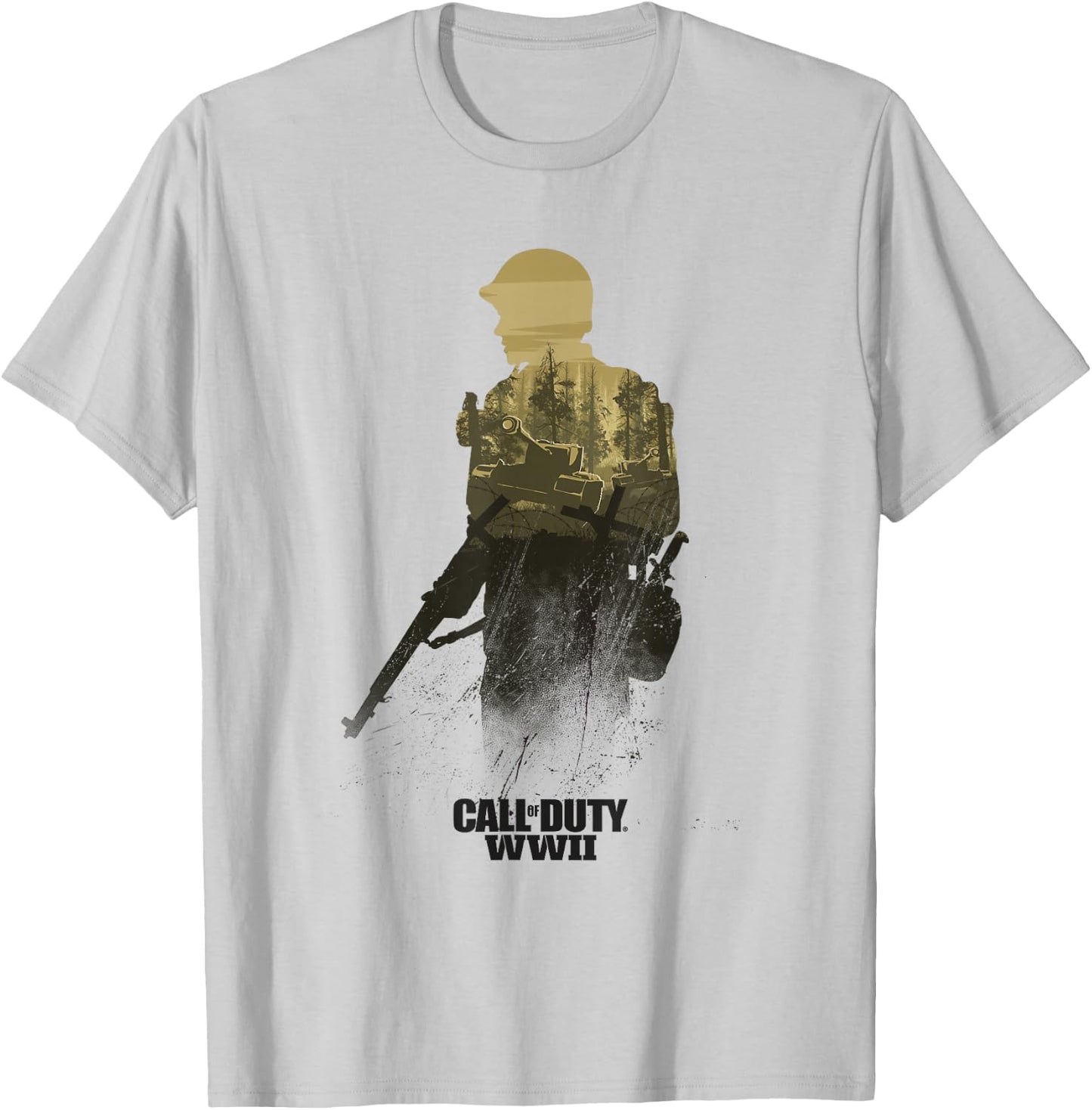 Call of Duty WWII - Forest Front Line T-Shirt - T-Shirt | Ash