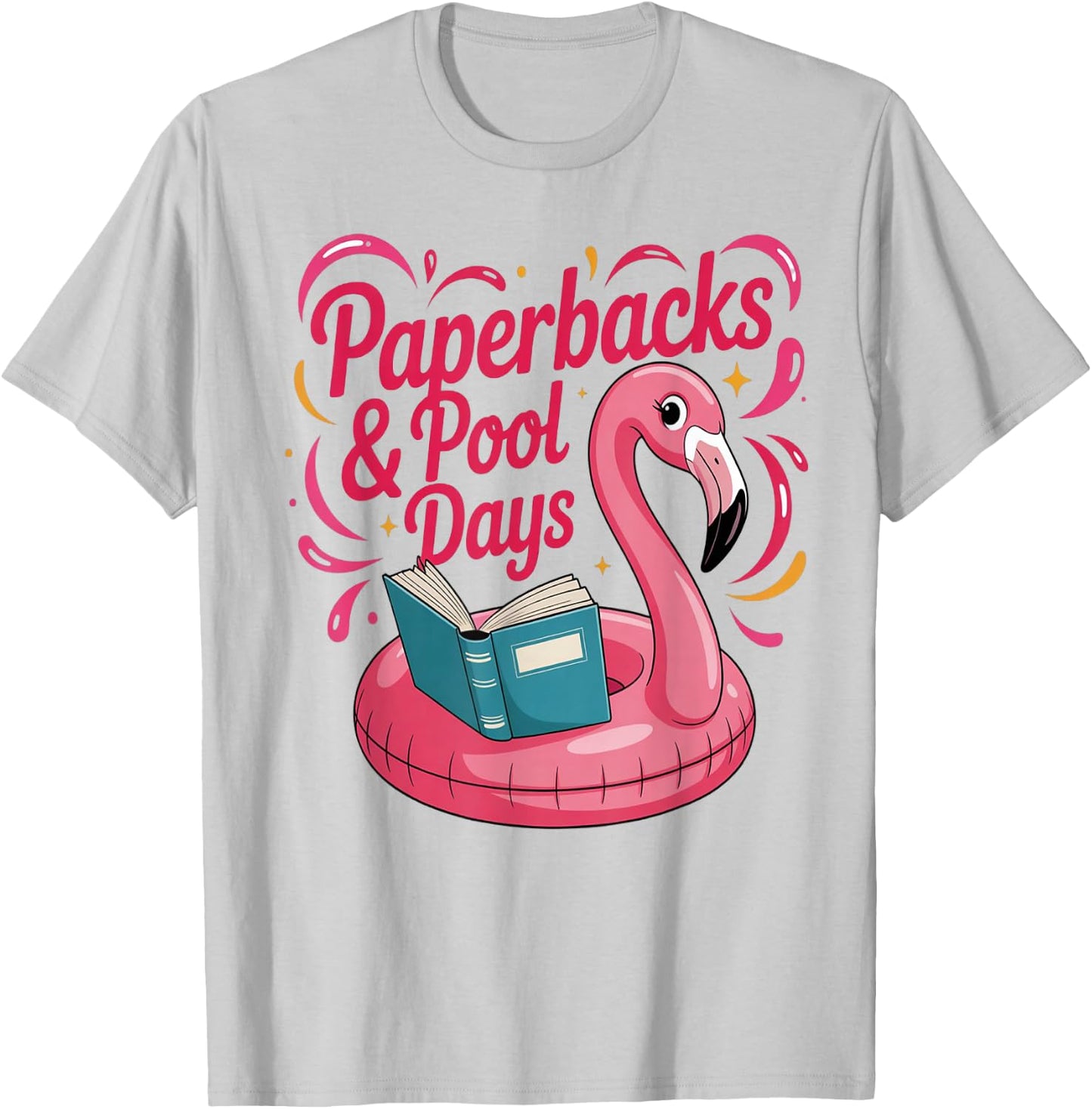 Paperbacks Pool Days T-Shirt - T-Shirt | Ash