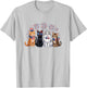 Patriotic Cats Fireworks 4th of July Cat Lovers T-Shirt - T-Shirt | Ash