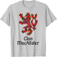Clan MacAlister Tartan Scottish Family Name Scotland Pride T-Shirt - T-Shirt | Ash