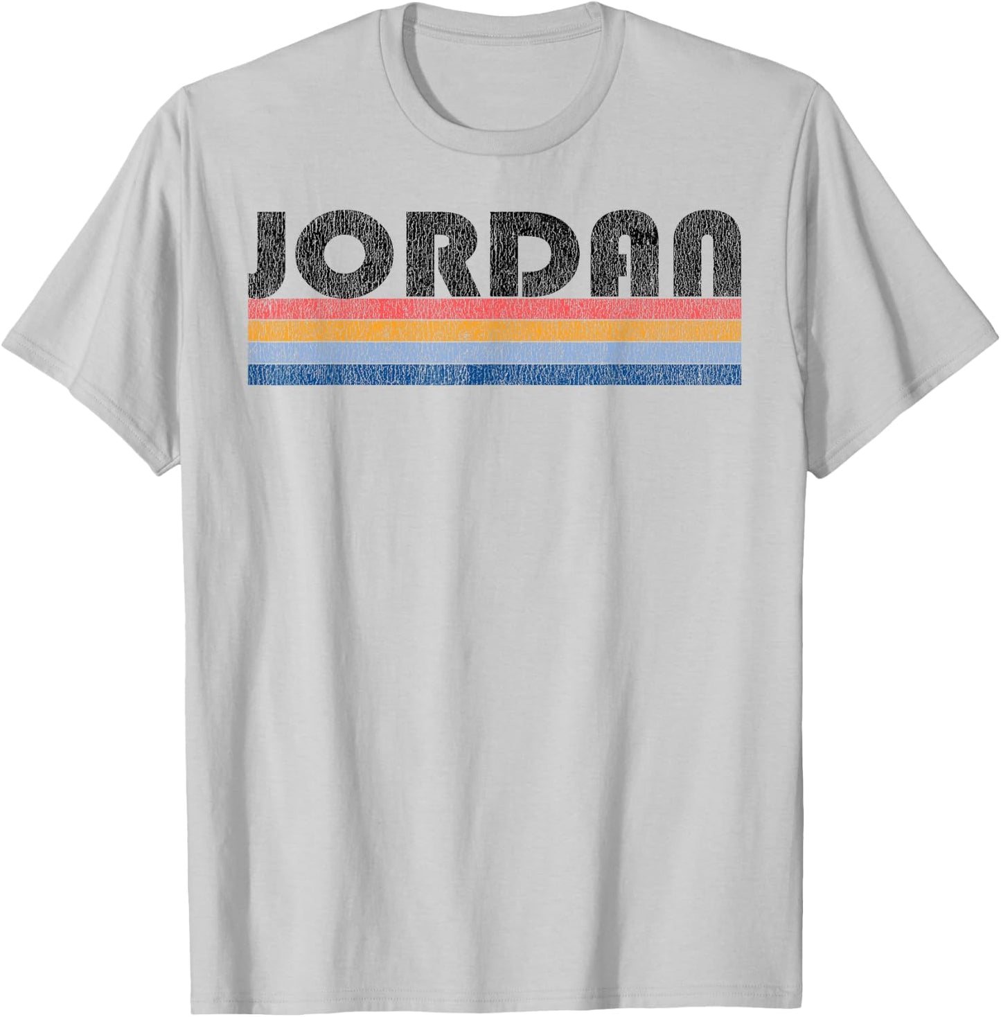 Vintage 1980s Style Jordan T-Shirt - T-Shirt | Ash