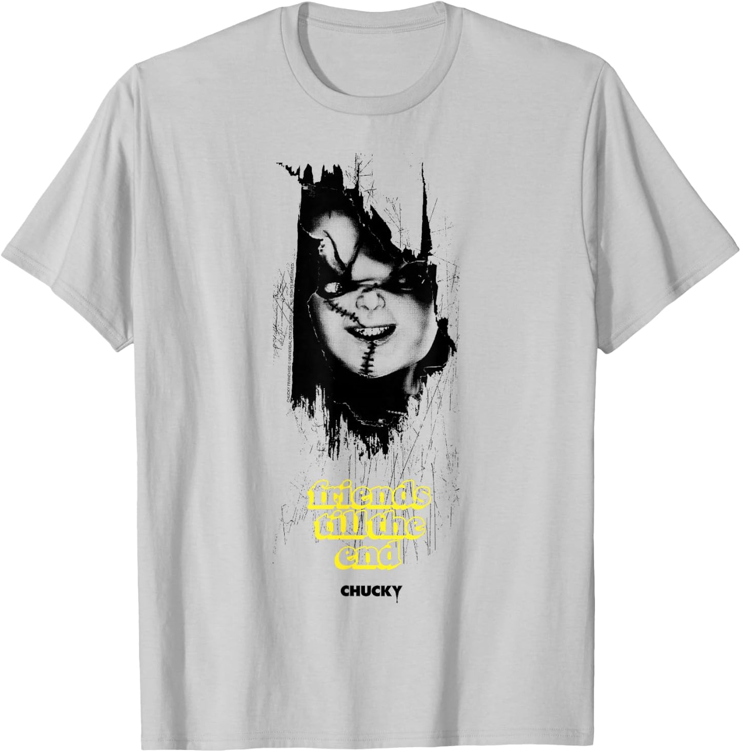 Chucky Friends Till The End T-Shirt - T-Shirt | Ash
