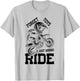 Forget toys i just wanna ride Dirt bike for boys dirtbike T-Shirt - T-Shirt | Ash