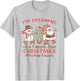 Women I'm Dreaming Of A Cancer Free Christmas Oncology Nurse T-Shirt - T-Shirt | Ash