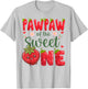Pawpaw Of The Sweet One 1St Birthday Strawberry Lover T-Shirt - T-Shirt | Ash