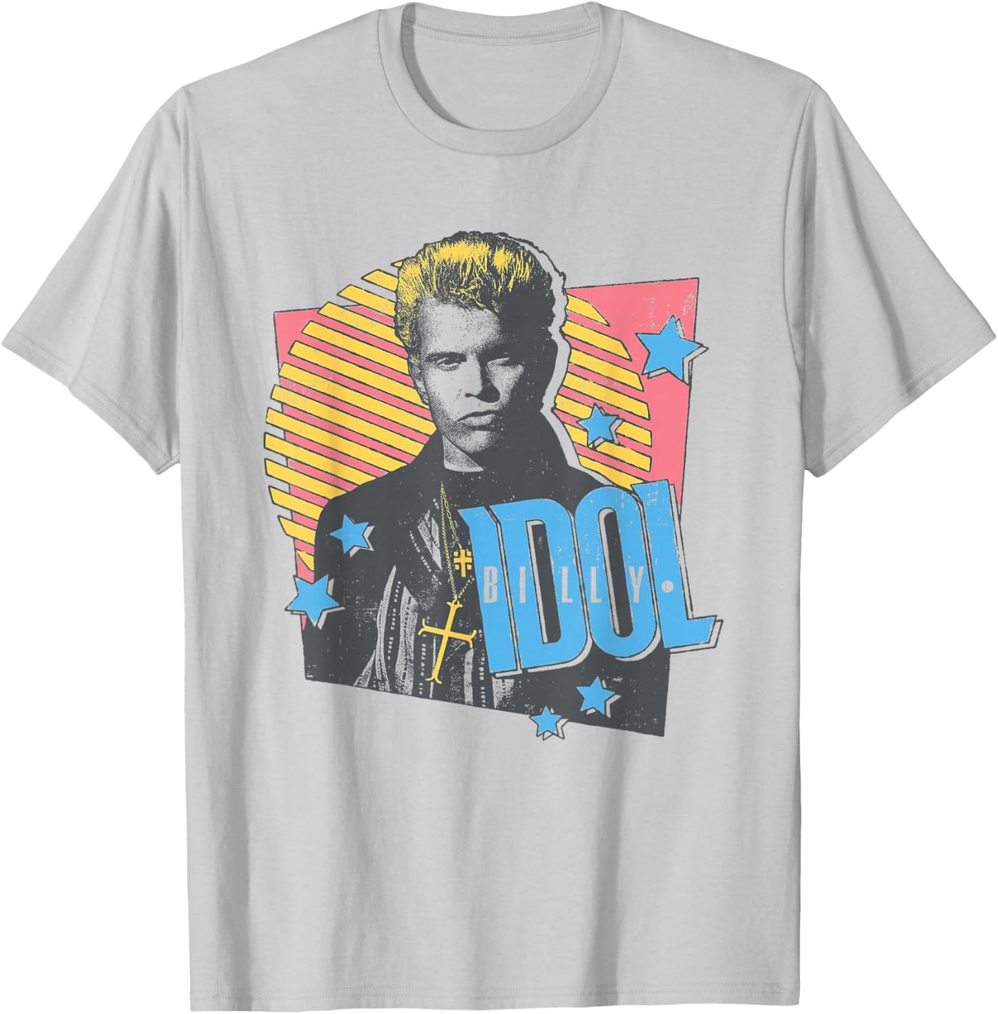 Billy Idol - Retro Contour , white, S T-Shirt - T-Shirt | Ash