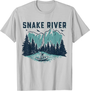 Snake River Kayaking, Snake River T-Shirt - T-Shirt | Ash
