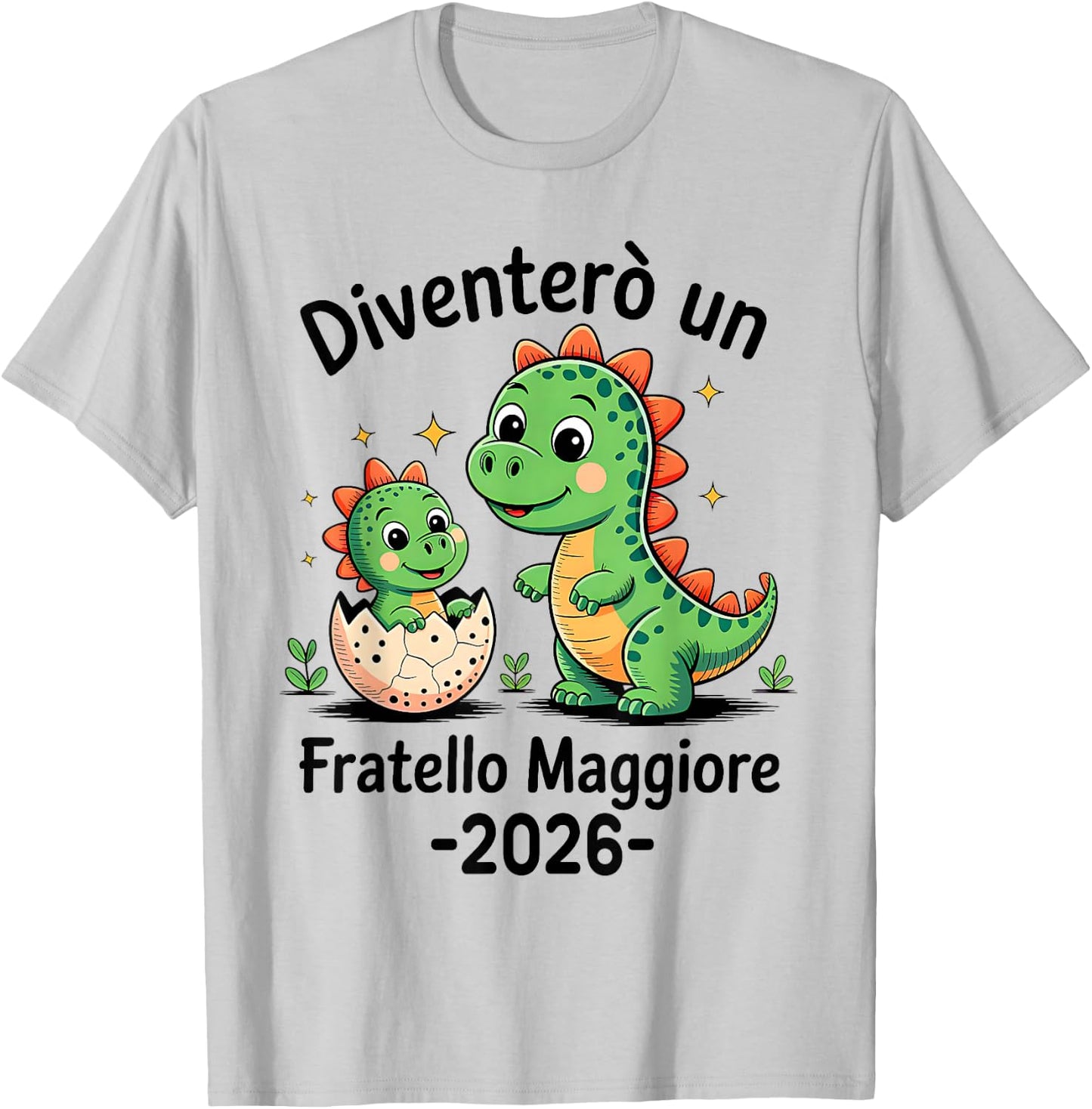 Fratello Maggiore 2026 Diventerò Fratello Maggiore 2026 T-Shirt - T-Shirt | Ash