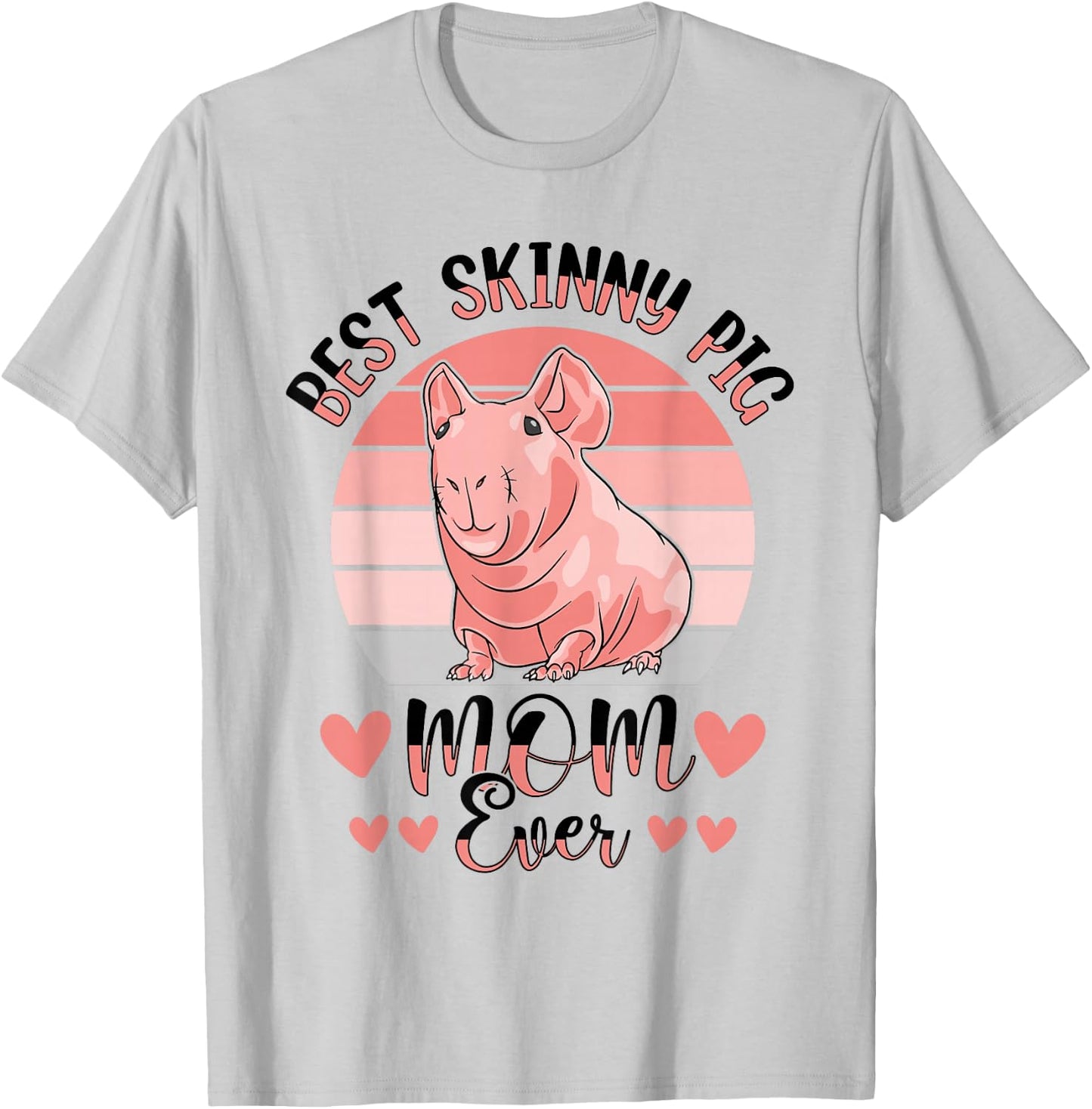 Hairless Guinea Pig Skinny Pig Owner Cavy Rodent Pet T-Shirt - T-Shirt | Ash