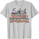 School Social Worker Tie Dye Appreciation Social Work T-Shirt - T-Shirt | Ash
