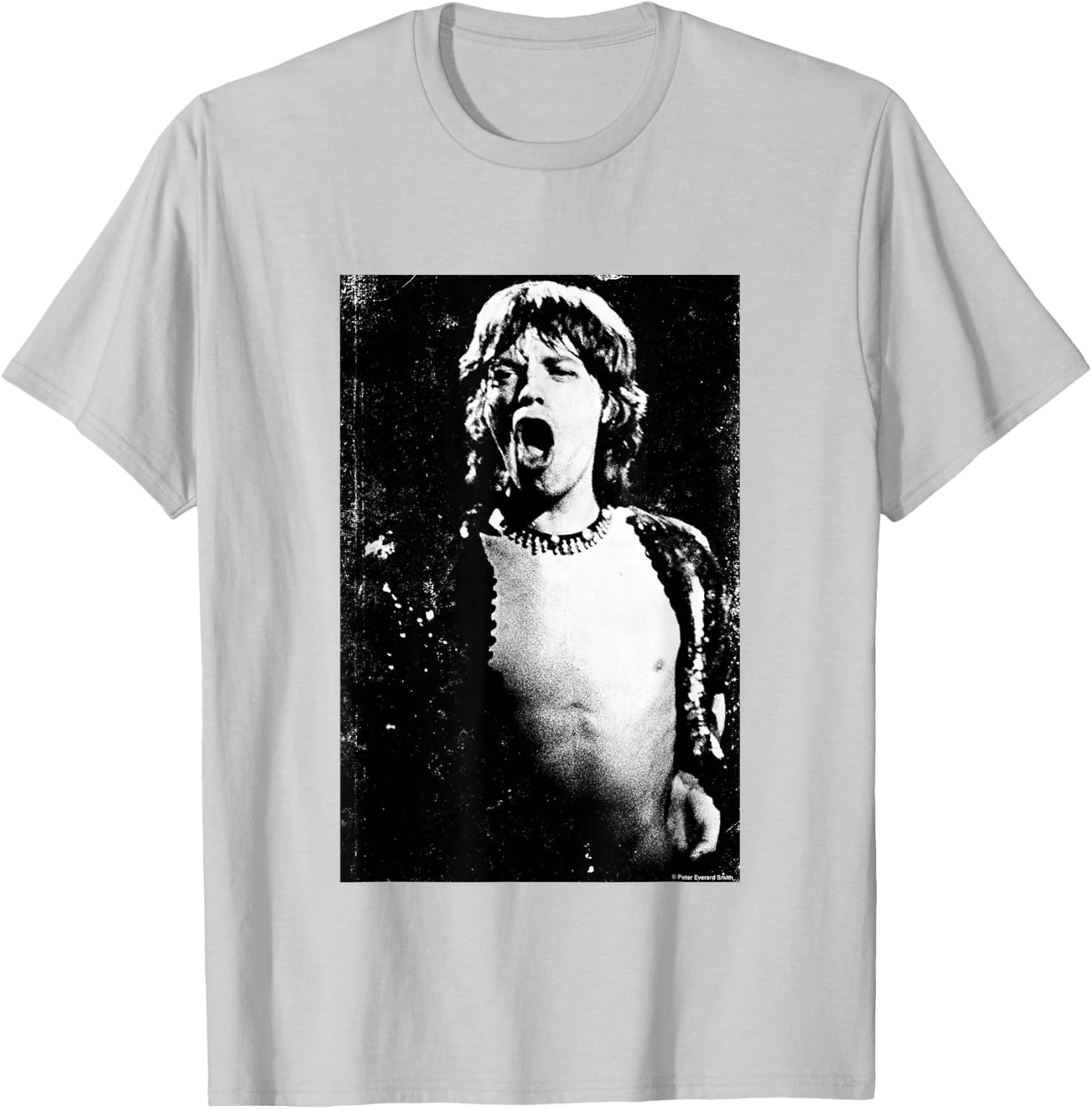 Mick Jagger Of The Rolling Stones Live 1971 By Everard Smith T-Shirt - T-Shirt | Ash