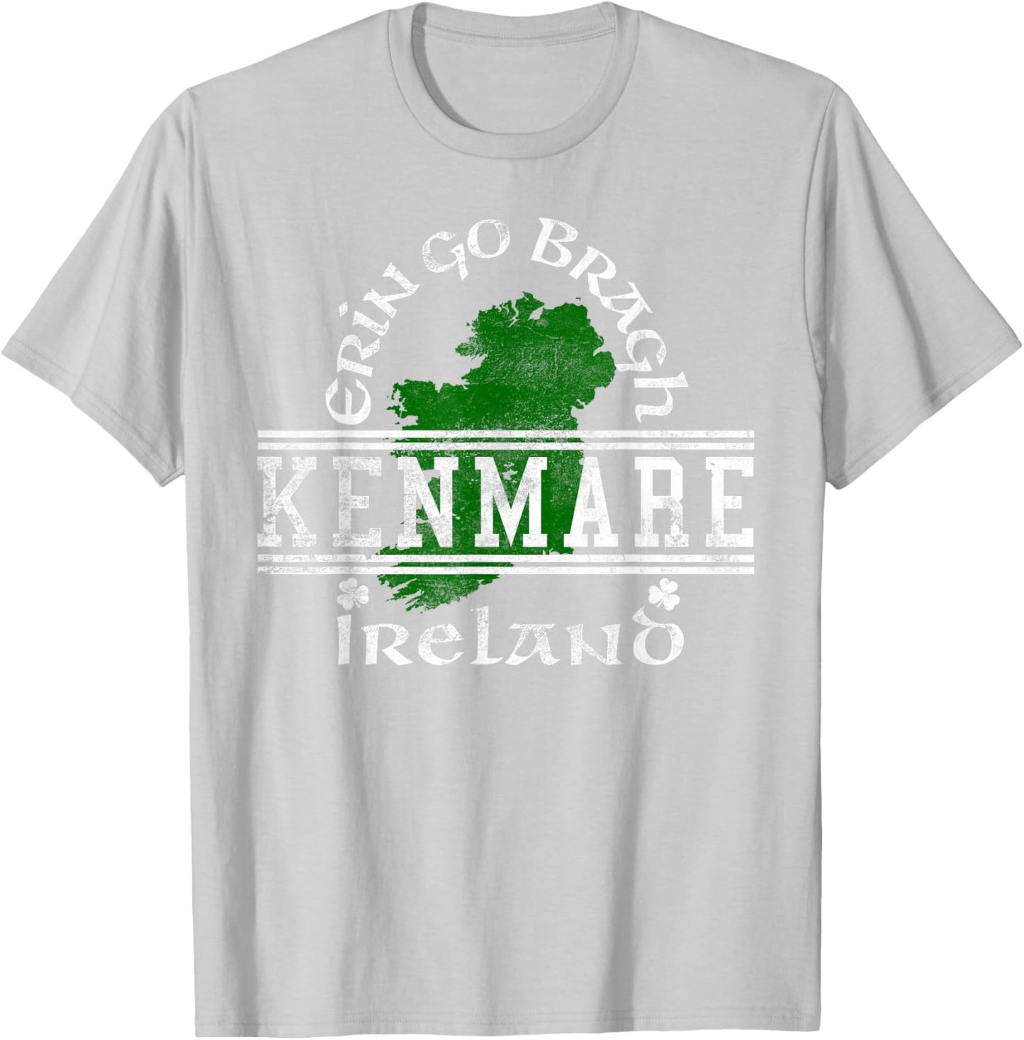 Kenmare Ireland Distressed T-Shirt - T-Shirt | Ash