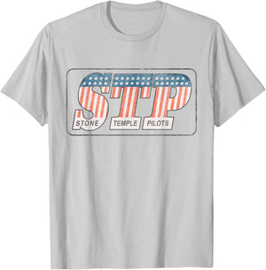 Stone Temple Pilots - Stars and Stripes , white, S T-Shirt - T-Shirt | Ash
