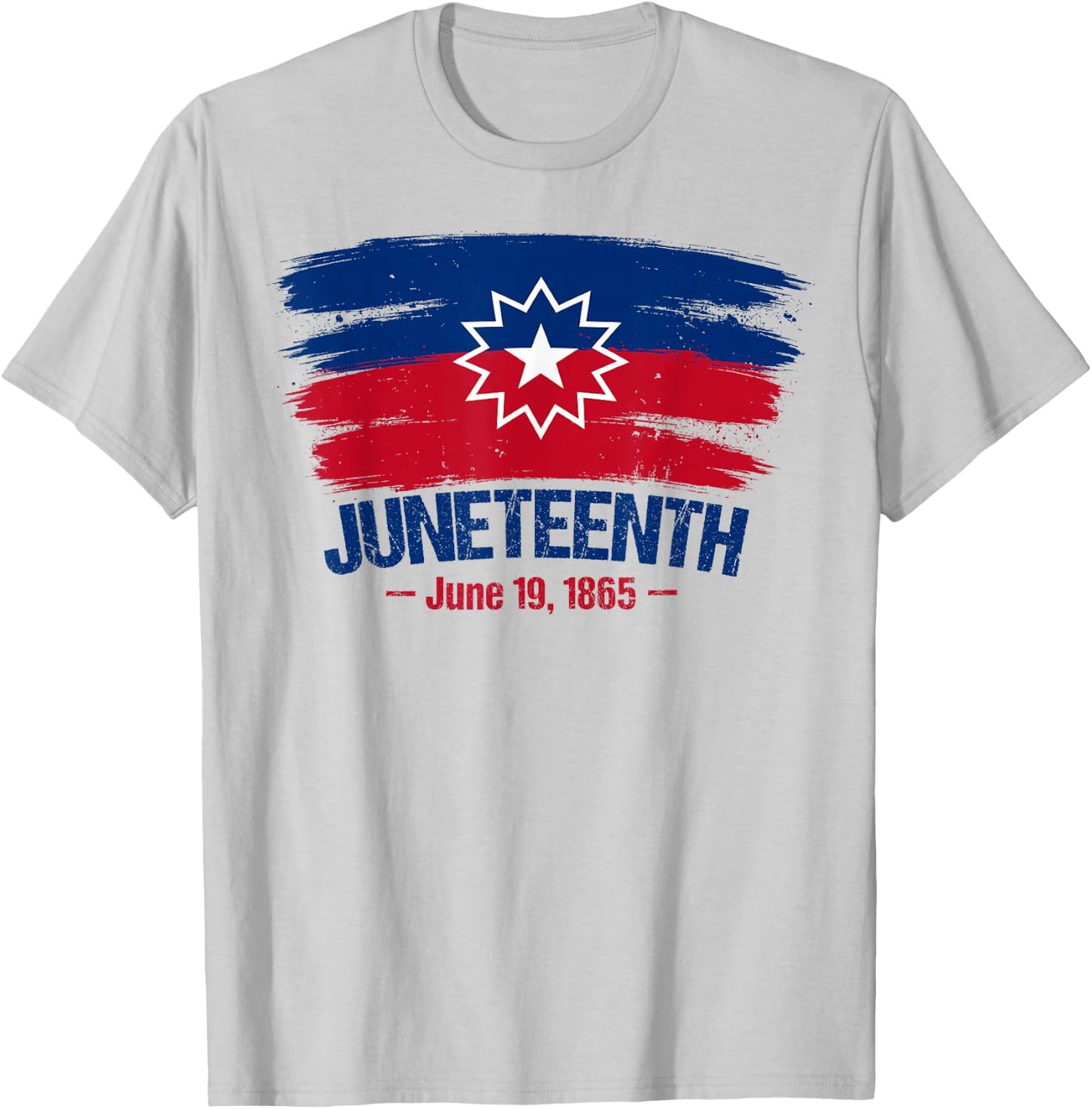 Juneteenth Flag Red White Blue Meaning Black History Freedom T-Shirt - T-Shirt | Ash
