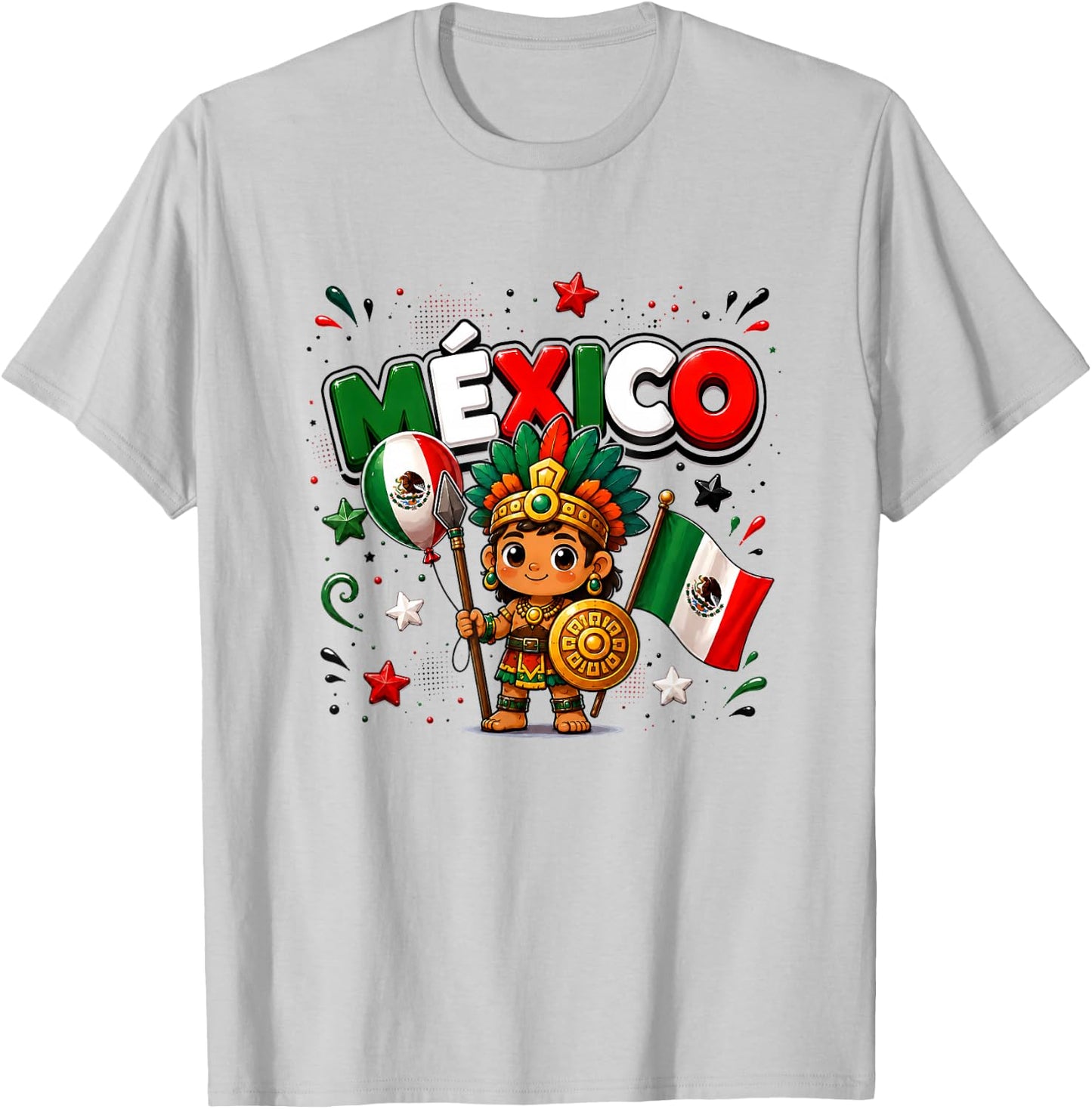Drapeau du Mexique, Carte Mexicaine pour Enfants et Filles T-Shirt - T-Shirt | Ash