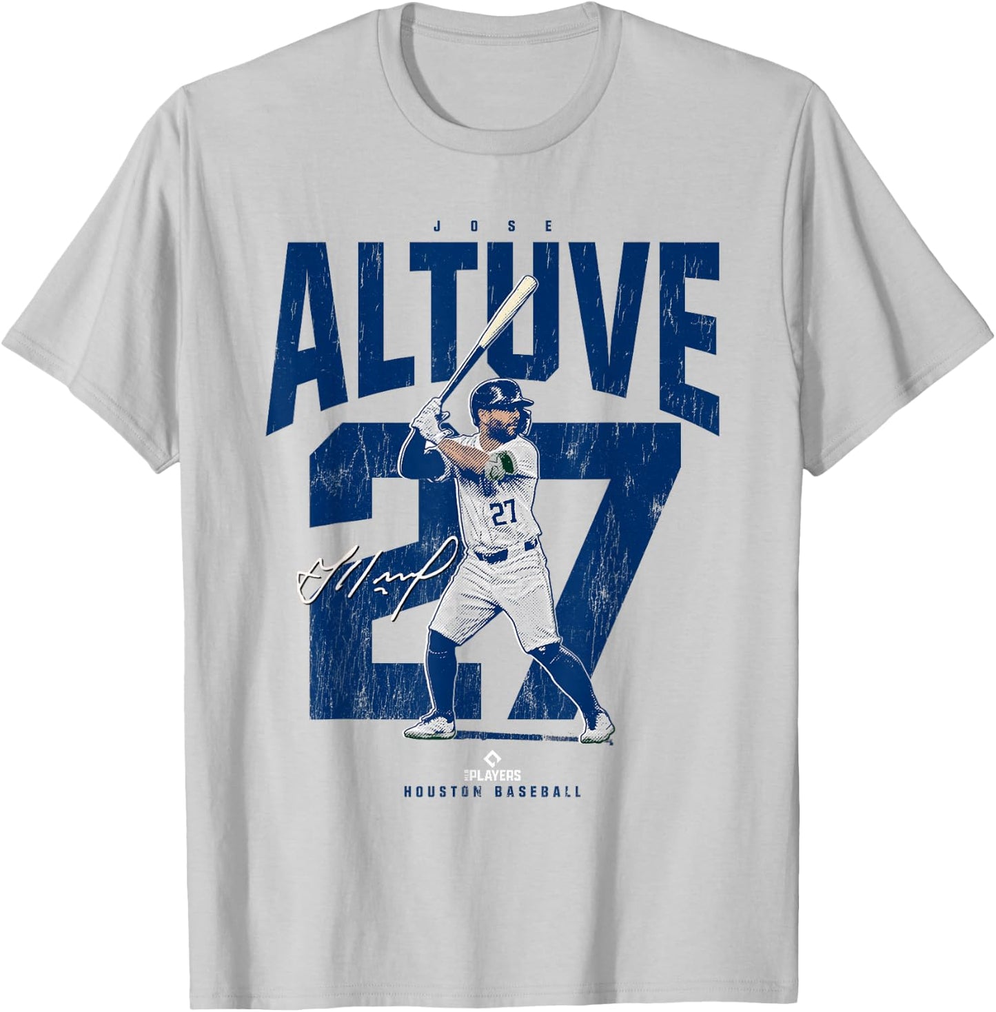Jose Altuve | Houston Baseball Players | MLBJAL3901 T-Shirt - T-Shirt | Ash