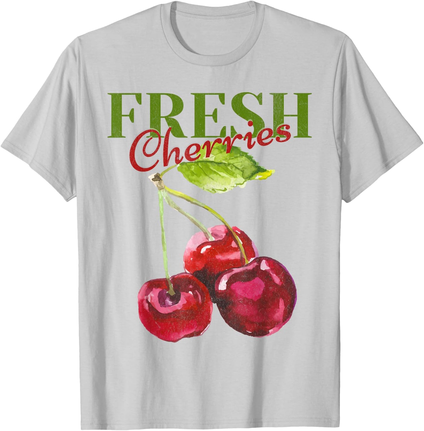 Fresh Cherries Homestead Homegrown Farmhouse Farmer T-Shirt - T-Shirt | Ash