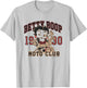 Betty Boop Moto Club Vintage Ride 1930 Biker T-Shirt - T-Shirt | Ash