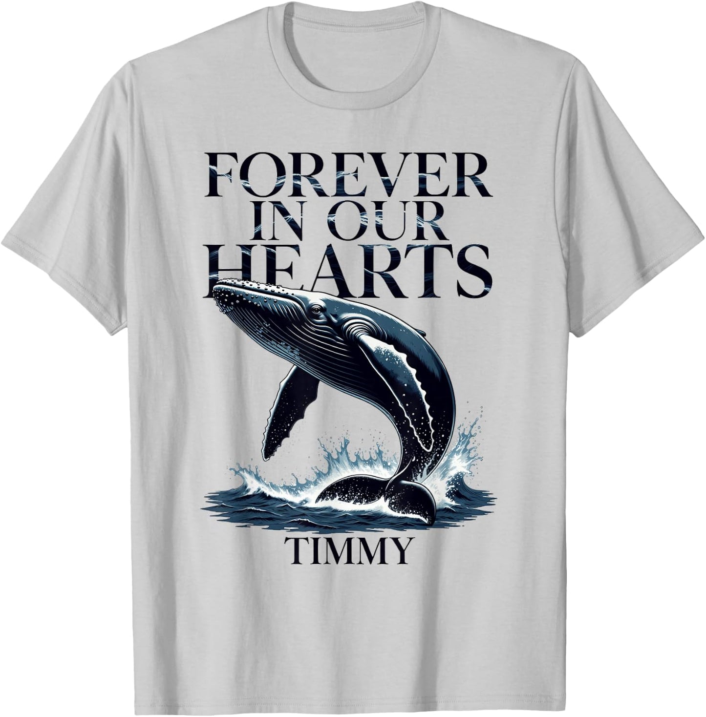 Timmy Wal Ostsee Buckelwal Team Hope Free In Our Hearts 2026 T-Shirt - T-Shirt | Ash