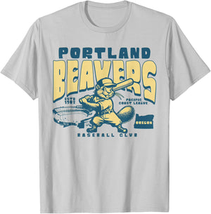 Portland Beavers Defunct baseball Team 1903 T-Shirt - T-Shirt | Ash