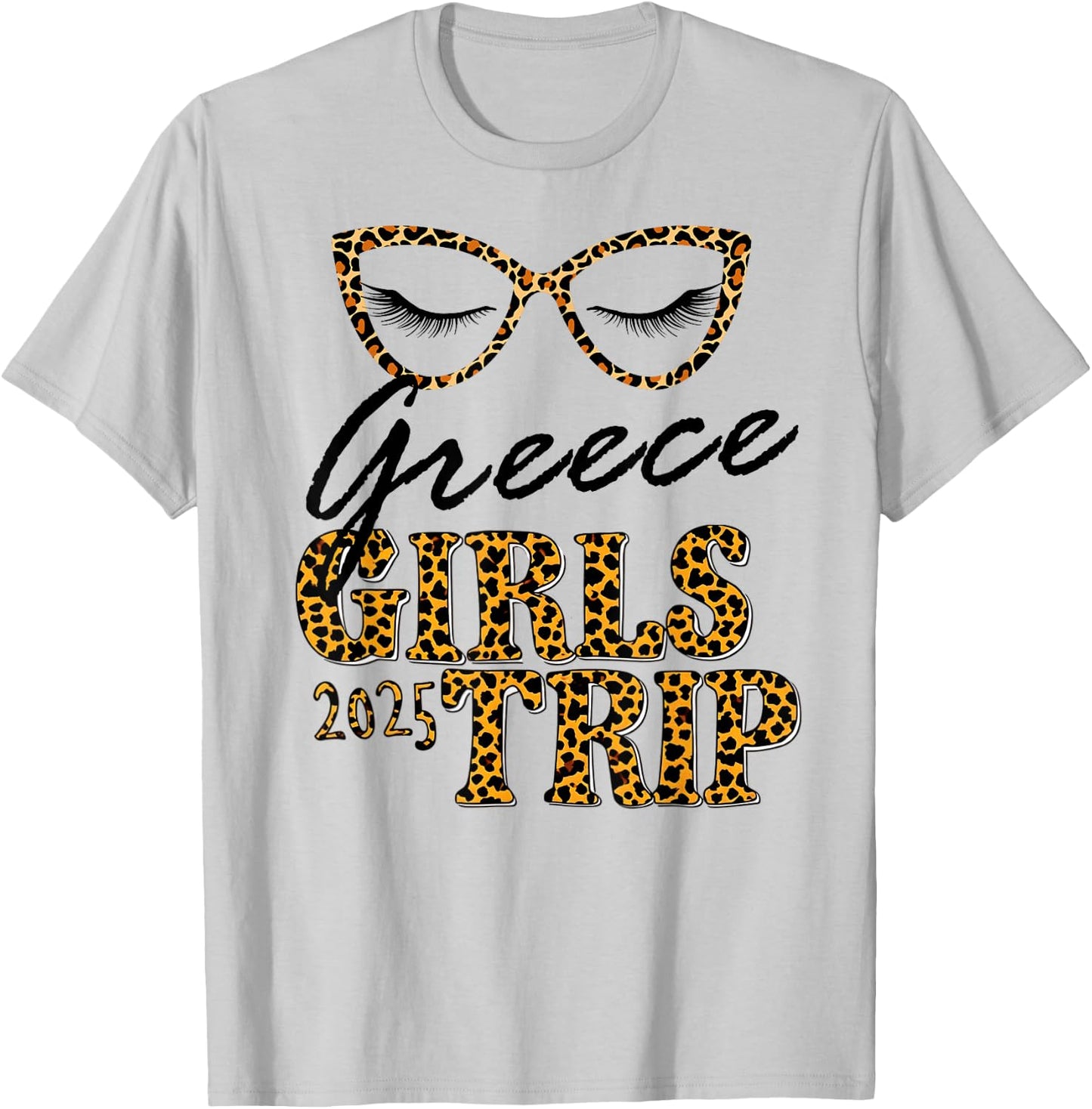 Girls Trip Greece 2025 Shirt Vacation Weekend Birthday Squad T-Shirt - T-Shirt | Ash