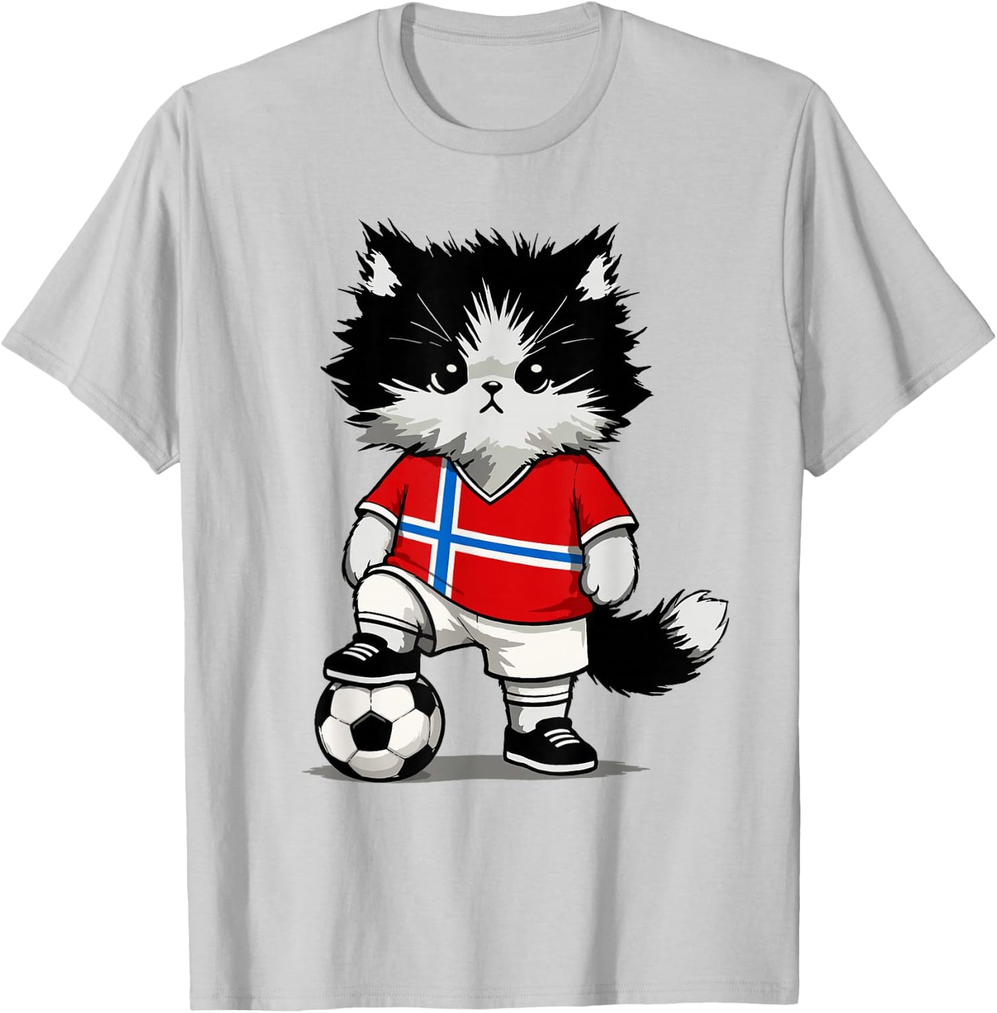 Norwegian Flag Men Women Kids Norway T-Shirt - T-Shirt | Ash