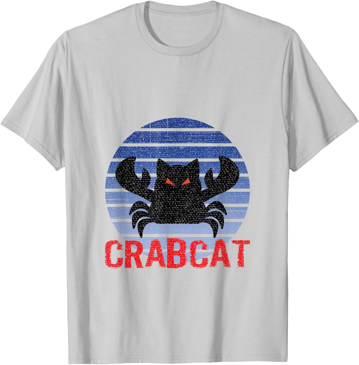 Fear the Crabcat - Funny Cryptid Cryptozoology Vintage Men Women Kids T-Shirt - T-Shirt | Ash