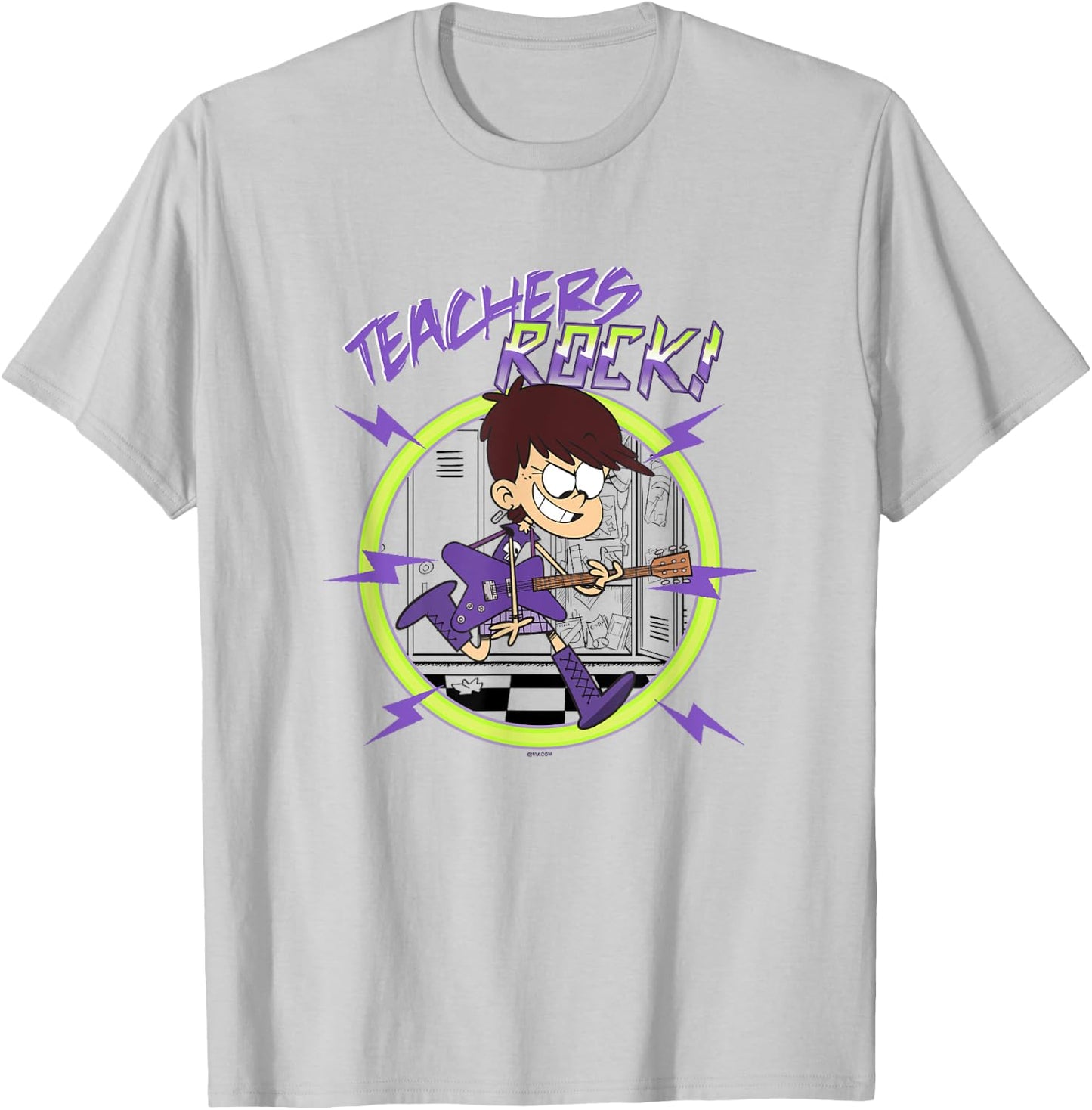 The Loud House Teachers Rock! Luna Loud Epic Portrait T-Shirt - T-Shirt | Ash