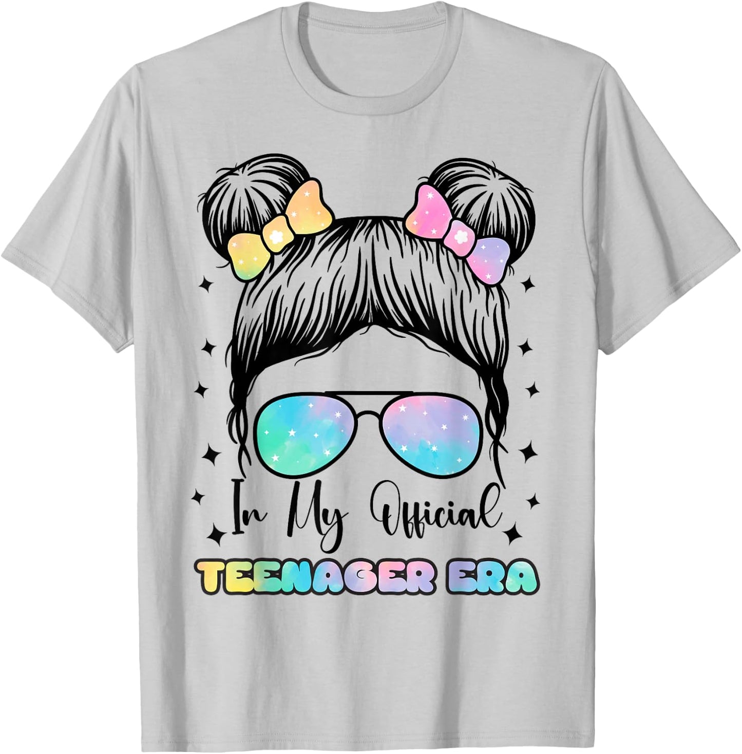 In My Official Teenager Era - 13th Birthday , gray T-Shirt - T-Shirt | Ash