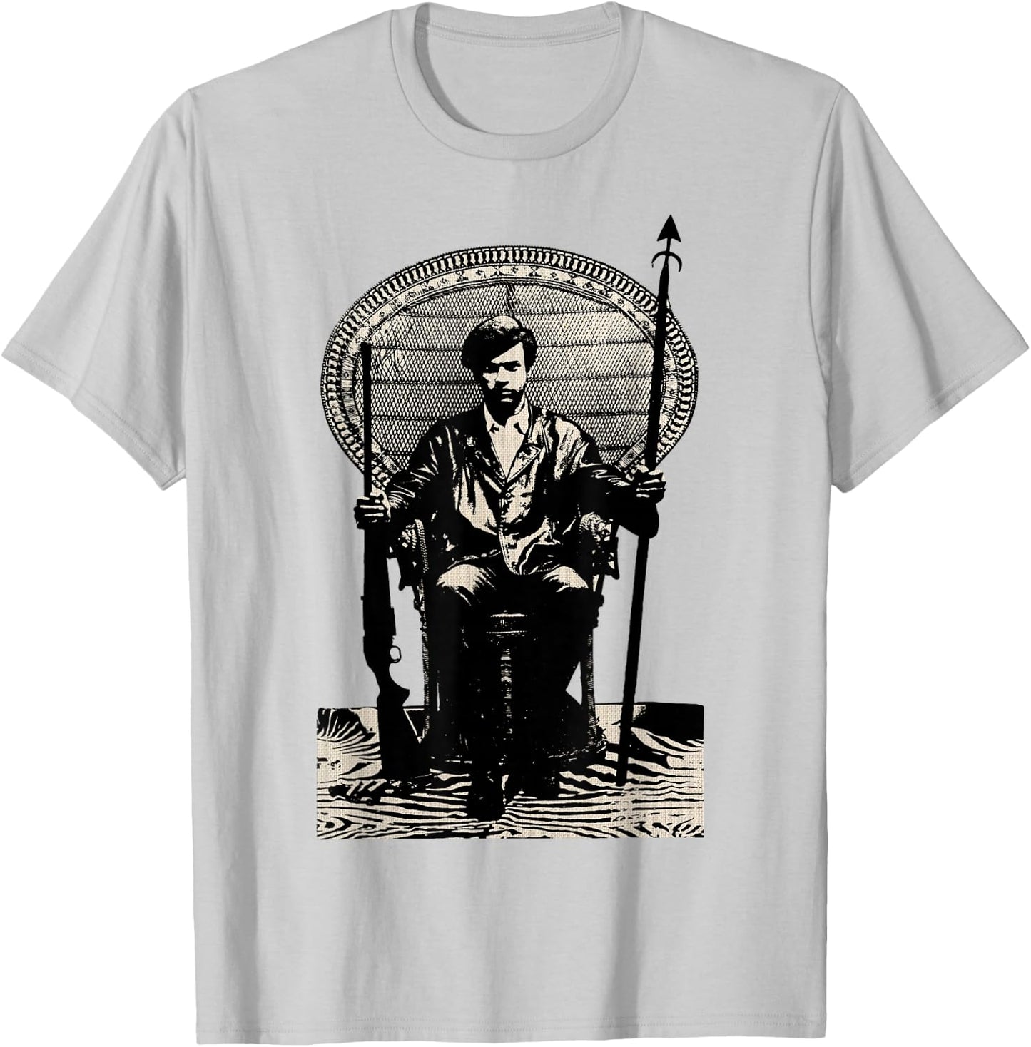 BPP Vintage Black History Self Defense Black Panthers Party T-Shirt - T-Shirt | Ash