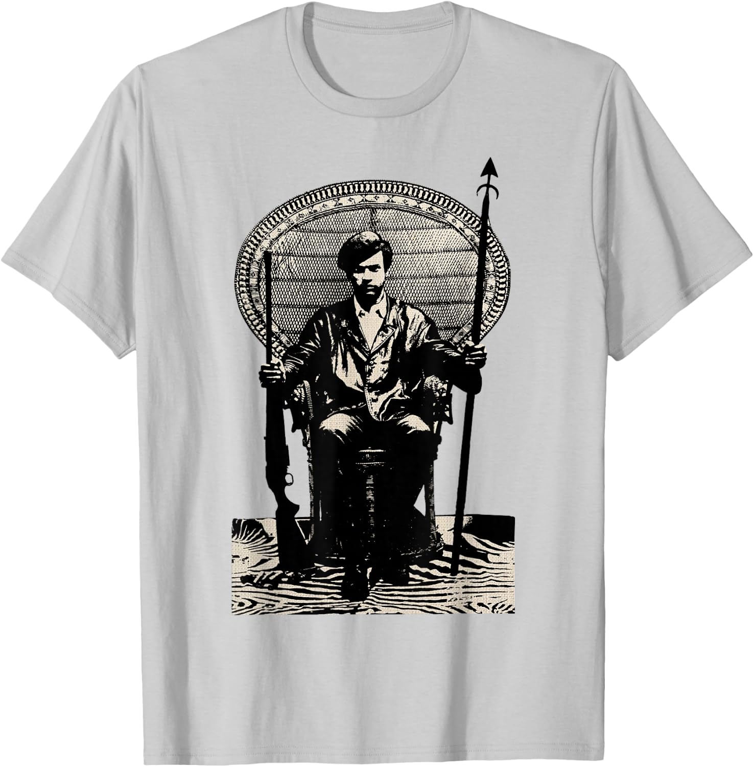 BPP Vintage Black History Self Defense Black Panthers Party T-Shirt - T-Shirt | Ash