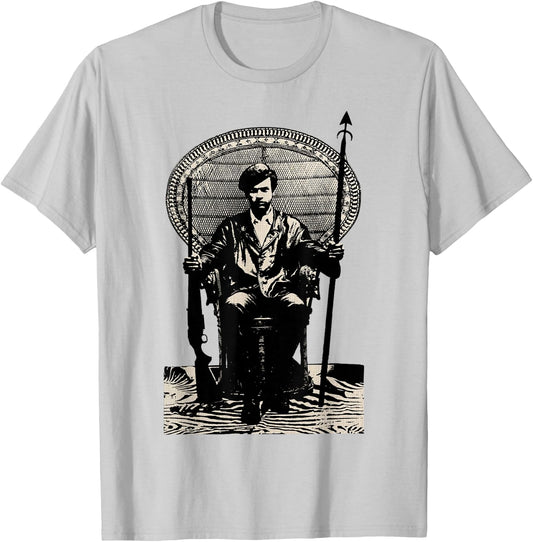BPP Vintage Black History Self Defense Black Panthers Party T-Shirt - T-Shirt | Ash