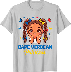 Cape Verde for Girl Cape Verdean Travel Graphic T-Shirt - T-Shirt | Ash