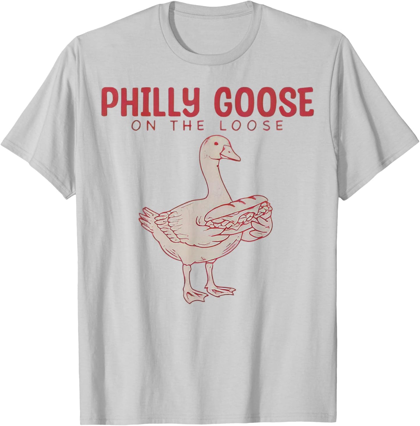Philly Goose On The Loose T-Shirt - T-Shirt | Ash