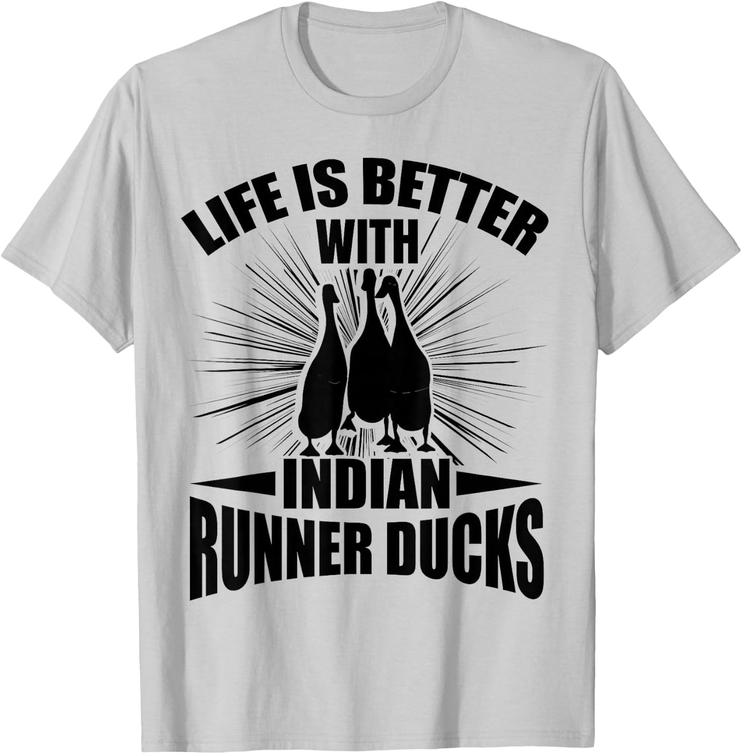Duck Lover Indian Runner Duck Toys Indian Runner Duck Coop T-Shirt - T-Shirt | Ash