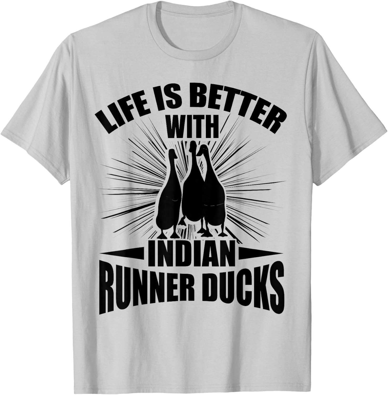 Duck Lover Indian Runner Duck Toys Indian Runner Duck Coop T-Shirt - T-Shirt | Ash