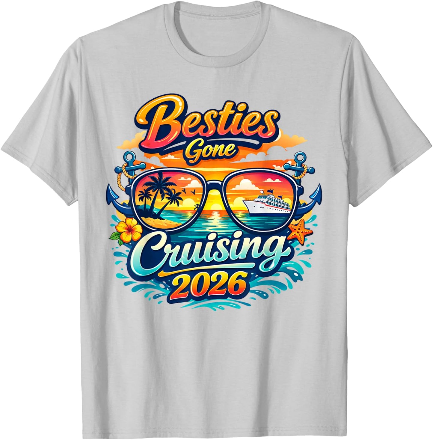 Coole passende Kreuzfahrt 2026 für Mädchen T-Shirt - T-Shirt | Ash