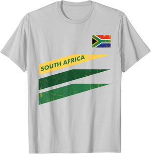 South Africa Retro Vintage Jersey Capetown African T-Shirt - T-Shirt | Ash